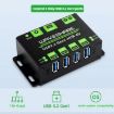 WAVESHARE USB3.2-Gen1-HUB-4U 4 Port USB 3.2 Hub Metal Case Extender - 2