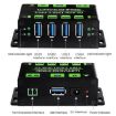 WAVESHARE USB3.2-Gen1-HUB-4U 4 Port USB 3.2 Hub Metal Case Extender - 6