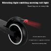 8" Rear Mudguard & Brake Fender with Light for Carbon Fiber Scooter - 6