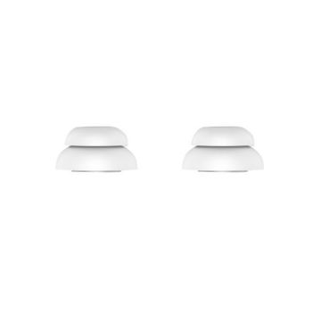 AhaStyle PT99-2 Silicone Earbuds for AirPods Pro/Pro 2, Size S, White - 1