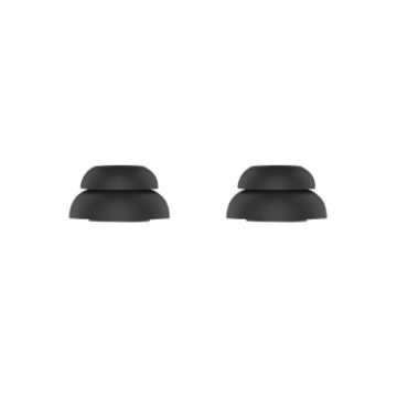 AhaStyle PT99-2 Silicone Earbuds for AirPods Pro/Pro 2, Size S, Black - 1