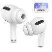 AhaStyle PT99-2 Silicone Earbuds for AirPods Pro/Pro 2, Size S, Black - 2