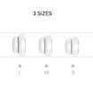 AhaStyle PT99-2 Silicone Earbuds for AirPods Pro/Pro 2, Size S, Black - 5