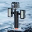 Buoyant Anti-Sink Dive Handle with Dual Cold Shoe Mounts - Orange - 2