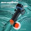 Buoyant Anti-Sink Dive Handle with Dual Cold Shoe Mounts - Orange - 4
