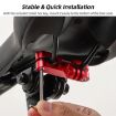 Sunnylife ZJ942 Red Sports Camera Bike Seat Mount Cycling Bracket - 6