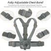 Sunnylife XD742 360 Universal Sports Camera Chest Strap Mount - Gray - 6
