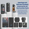 aMagisn Gray Protective Body Case for Insta360 X5 Action Camera - 8