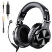 OneOdio A71M Wired DJ Headphones with Mic - Black Computer Headset - 1