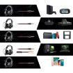 OneOdio A71M Wired DJ Headphones with Mic - Black Computer Headset - 4