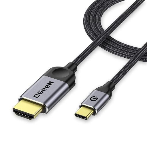 QGeeM 3m USB-C to HDMI Cable 4K 30Hz for Screen Mirroring & Display - 1