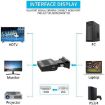 QGeeM VGA to HDMI Adapter with Micro USB Power & Audio 1080P 60Hz Black - 5