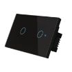 Model 120 US Gauge Graffiti Smart WIFI Fire Switch, 2-Gang Black - 1