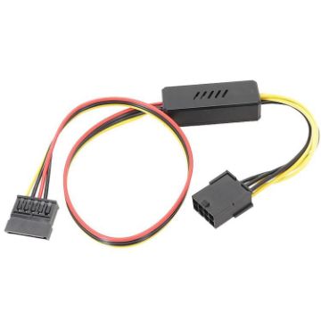 12V to SATA Graphics Card to HDD Power Cable - 1 to 1 Connection - 1