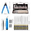 3D Printer Tool Kit: 36 In 1 Cleaning, Carving, Filing & Polishing Set - 3