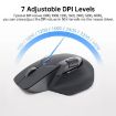 Rapoo MT760 Pink Wireless Triple Mode Ergonomic Mouse for Office Use - 7