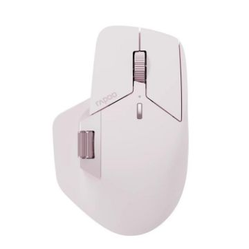 Rapoo MT760mini Pink Wireless Triple Mode Ergonomic Mouse for Office - 1
