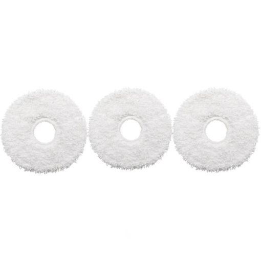 ECOVACS Deebot T30 Pro/MAX Sweeper Accessories - 3pcs White Wipes - 1