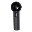 Bladeless Mini Handheld Fan - 100-Gear High Speed, Digital Display (Black) - 1