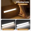Rechargeable 40cm Motion Sensor Light Bar with Remote - Silver Cabinet Lamp - 4
