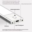 Rechargeable 40cm Motion Sensor Light Bar with Remote - Black Cabinet Lamp - 5