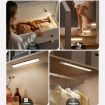 Rechargeable 80cm Motion Sensor Light Bar with Remote - Black Cabinet Lamp - 8
