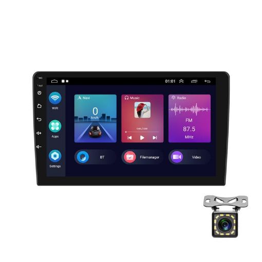 BMW E46 1999-2005 9" WiFi Carplay Navigator with Camera - 1