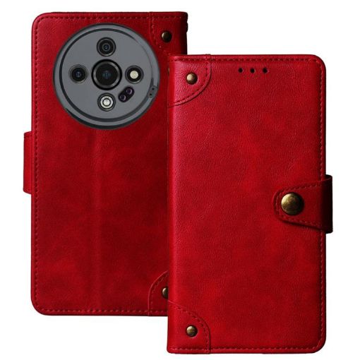 Ulefone Armor X31 Pro 5G Case - Red PU Leather Flip Wallet Cover - 1