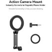 TELESIN Magnetic Phone Stand Adapter for Chest Strap & Backpack Clip - 2