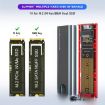 M.2 NVMe/SATA SSD Enclosure USB-C 10Gbps External Case 2TB Support - 3
