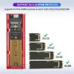 M.2 NVMe/SATA SSD Enclosure USB-C 10Gbps External Case 2TB Support - 5