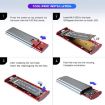M.2 NVMe/SATA SSD Enclosure USB-C 10Gbps External Case 2TB Support - 6