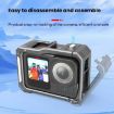 HEPAIL AC68 Aluminum Rabbit Cage Frame for GoPro HERO13/12/11/10/9 Black - 4