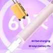 Rechargeable Sonic Electric Toothbrush - Custom Mode, Antibacterial Heads - 9