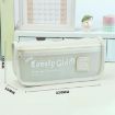 Large Capacity Green Pencil Case with Transparent Front Pocket Organizer - 6