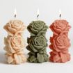 Dream Rose Flower Column Aromatherapy Candle Silicone Mold ZW-343 - 3