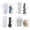 Snake-Shaped Aromatherapy Candle Silicone Mold - Snake Stone Column ZL-982 - 3