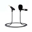 3.5mm TRRS Lavalier Microphone with Earphone Jack Clip-on Lapel Mic 3m - 1