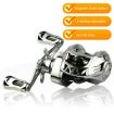 YUMOSH EQM201 Left Hand Baitcasting Reel 6.3:1 Gear Ratio, Magnetic Brake - 2