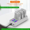 DJI Flip Drone YX 3-Channel Battery Charger with LCD Screen Hub - 5