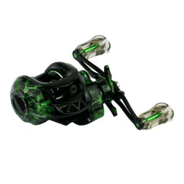 YUMOSH EQC201 Left Hand Baitcasting Reel 6.3:1 Gear Ratio, Magnetic Brake - 1