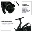 YUMOSHI KP4000 Dual Brake Fishing Reel - Metal Shallow Spool, Zero-Gap - 6