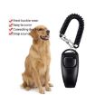 Pet Training Clicker & Dog Whistle with Wristband - Black, 2 in 1 - 3