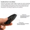 Pet Training Clicker & Dog Whistle with Wristband - Black, 2 in 1 - 5