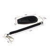 Pet Training Clicker & Dog Whistle with Wristband - Black, 2 in 1 - 8