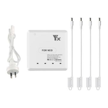 DJI Neo Drone YX 4-Port Battery Charger Hub with AU Plug - 1