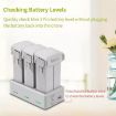 YX 3-Way Battery Charger for DJI Mini 4/3/3 Pro - Charging Hub No Plug - 5