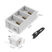 YX 3-Way Battery Charger for DJI Mini 4/3/3 Pro, 35W EU Plug Hub - 7
