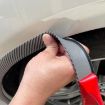 Black Self-Adhesive Car Wheel Arch Trim 3.5cm x 1.5m Anti-Scratch Guard - 3