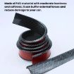 Black Self-Adhesive Car Wheel Arch Trim 3.5cm x 1.5m Anti-Scratch Guard - 5